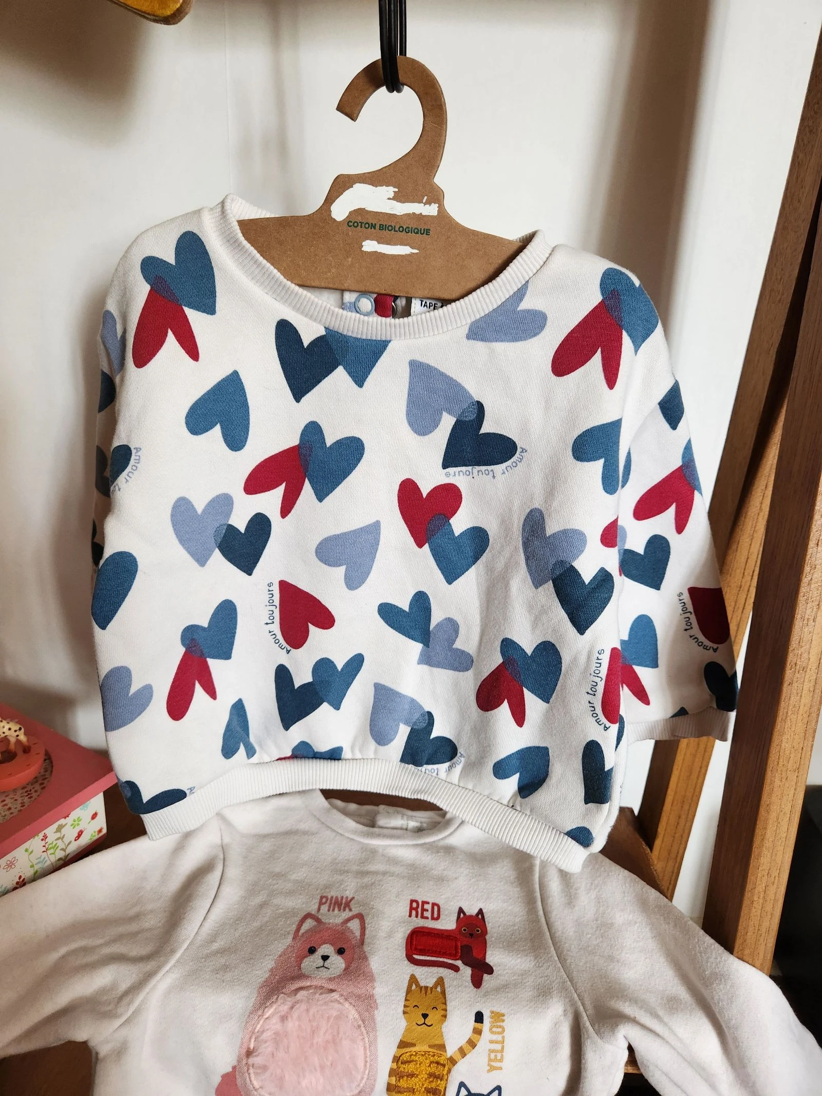 🐻 2 lange mouwen sweatshirts – photo 2